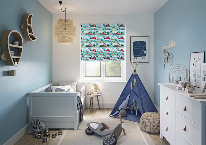 All Aboard, Multi - Motorised Roman Blind - Image 8